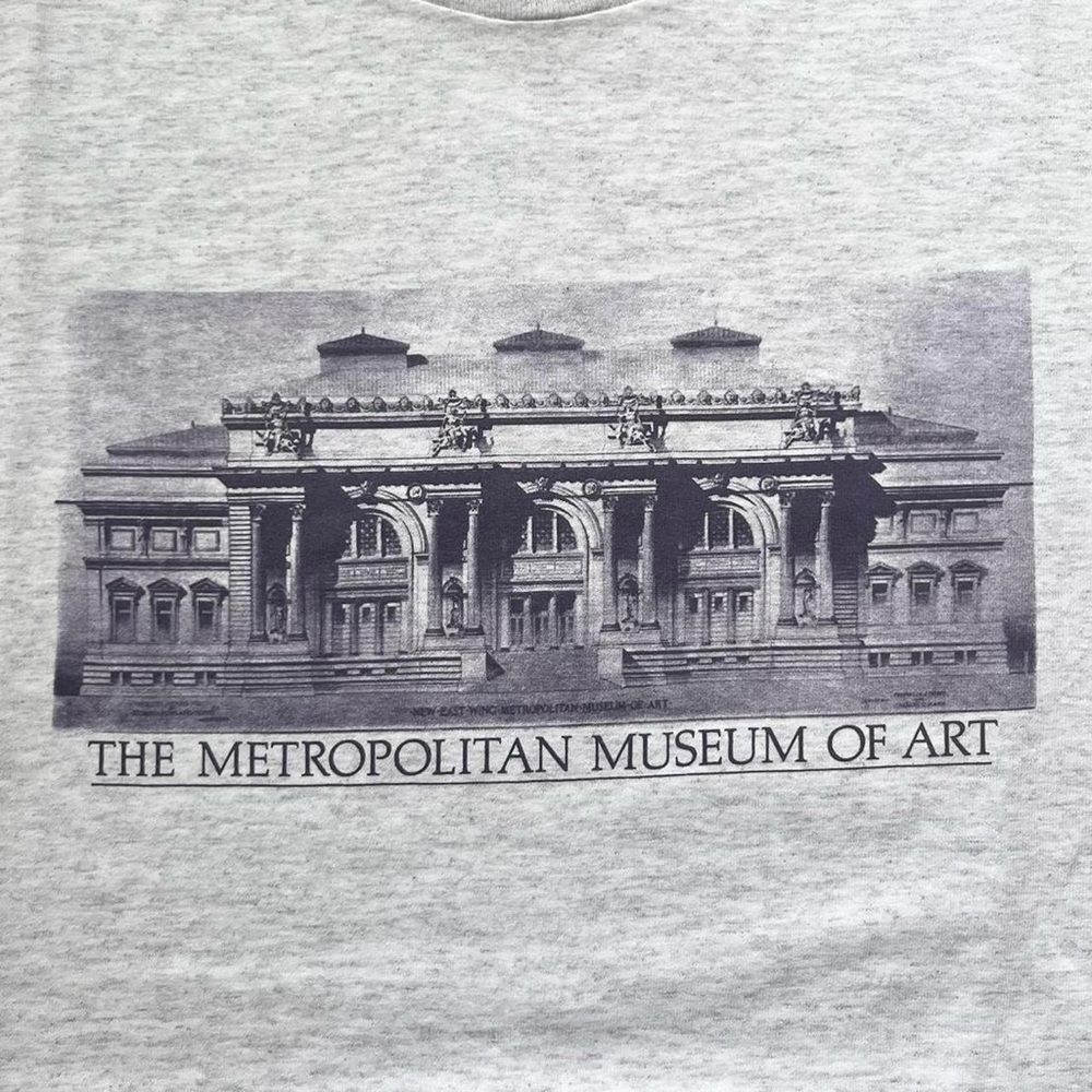 Rare Deadstock Vintage The Met Metropolitan Museum of Art Cotton Shirt Medium - Picture 2 of 6